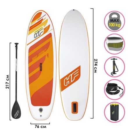 SUP board Aqua Journey, 274x76x12 cm, 65349 Bestway