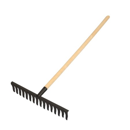 Robes straight, twisted tooth, 14 tooths, metal, wooden stalk, color mix-3