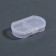 Organizer with a lid of 2 sectric 5.7*3.5*1.3 cm transparent packet nakl QF