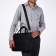 Male bag, black color