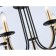 Suspended chandelier Ambrella TR9621/5 BK/CGD, E14, 5x40W D570x410 mm, black/gold