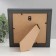 Photo frame Plastic "Mira" 15x15 cm, 642445-3, gray (plastic screen)