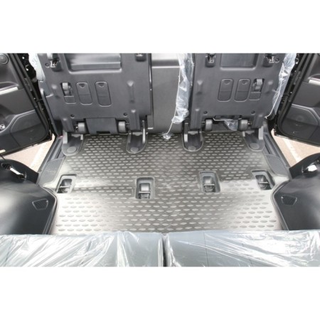 Rugs in the Toyota Land Cruiser 200, 2012-2015 4 pcs. (polyurethane, gray)-3