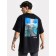 T -shirt male, black color, size 50