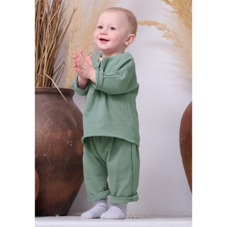 Kit for children, height 80 cm, color eucalyptus