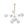 Causte "Punto" 9he27 white-gold 76x76x78 cm