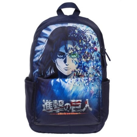 Youth backpack 45 x 32 x 15 cm, ergonomic back, Hatber urban "Titanes attack", NRK_061076