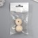 Wooden beads d = 30 mm (set 2 pcs) without coating