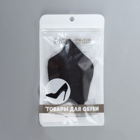 Shoes for shoes, on a glue base, 11 × 8 cm, steam, black color-4