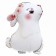 Foil ball 24 "Sweet white bunny"