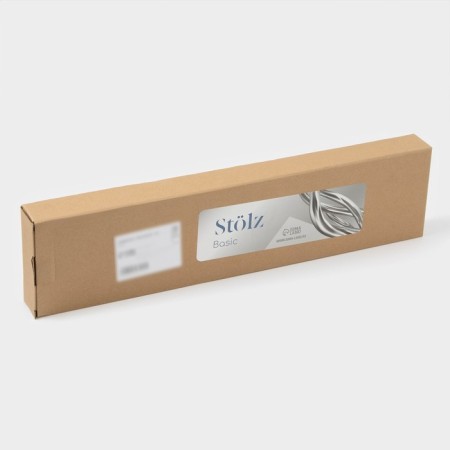 Bathroom shelf, 50 × 12 × 4 cm, metal, glass-5
