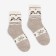 Women's socks from Mongolian wool, gray color, size 25 (40-42)