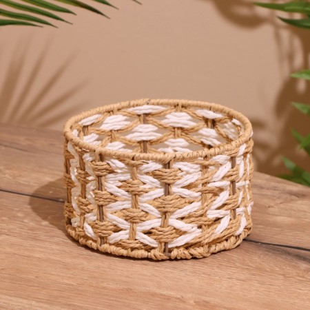 Set of wicker baskets, 3 pcs, 23x19x15 cm-5