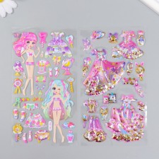 Plastic sticker 2 sheets 