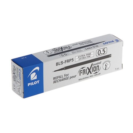 Gel rod 0.5 mm, Pilot Frixion, for BL-FRP5 handles, washed, black ink black-2