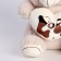 Soft toy "Bear" with a heart, 30 cm, beige color