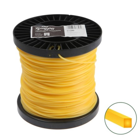 Flaim for the trimmer tundra, cross -section square, d = 3 mm, 150 m, nylon