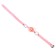 Gag BDSM Oka-hips, classic, adjustable belt, PU, ​​ABS, 500 x 45 mm, pink
