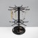 Carousel decorations “Carousel” Universal, 16 × 16 × 28 cm, black color