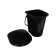 Bucket-loop, h = 39 cm, 17 l, removable chair, black