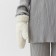 Women's mittens for lawsuit. Mehu Mist, rr. 26cm, milk