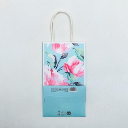 Gift Craft Package, Packaging, Happy & Love, 12 x 21 x 9 cm-3