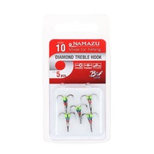 The hook-trinket of the Namazu traffic light, with a drop and stone, 10 (int), the color of RYB, in the package of 5 pcs.