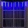 Garland "icicles rhyflated" 2.5 × 0.3 m, IP65, transparent thread, 192 LED, glow blue with a drain effect, 12 V effect