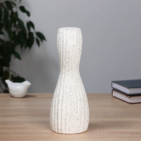 VAZ Coramics Table "Finley" 25x9.5 cm, black and white-1