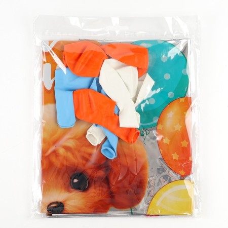 A set of balloons "Dog", foil, latex, 9 pcs.-2