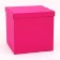 Box for balloons, pink 60 x 60 x 60 cm