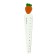 Ruler 12 cm "foot, carrot", plastic, mix