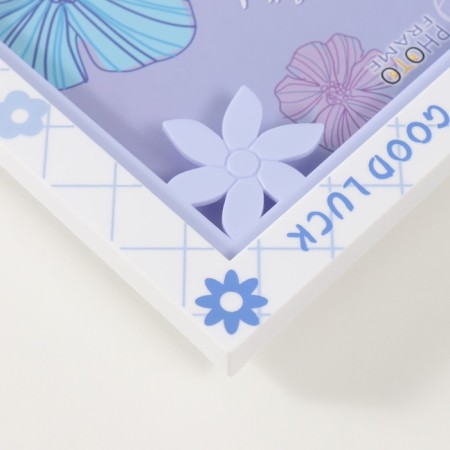 Photo frame plastic 13x18 cm "Flower" purple 23x2x18 cm-2