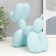 Souvenir Polystone "Airy ball - a dog with a gold nose" Blue 7.5x20.5x17.5 cm