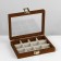 Steam for jewelry "Casket" 12 cells, 16 × 21 × 5 cm, gray color in a tree