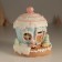 Souvenir Polystone Light "Gingerbread House-Kex, with Santa Claus" Zephyry 12x12x14 cm