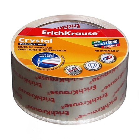 Glue tape packaging Erichkrause "Crystal", 48 mm x 50 m, 60 μm, super -transparent, price for 1 pc.-6