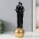 Souvenir Polystone "Abstraction. Family on the ball" gold with black 9.5x32 cm