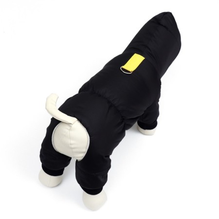 Combines for animals, winter on fleece, s (DS 20-22 cm, OG 32-34 cm, Osh 26 cm), black-4