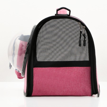 Board-carrier with an organizer and porthole, 43 x 24 x 28 cm, pink-3