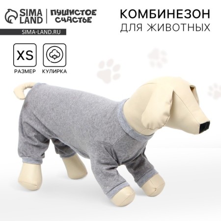 Combineson for animals light gray, XS (DS 27, Osh 23-27, OG 41-45)