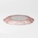 Glass of glass substitution “Shine”, D = 33 cm, edging pink gold