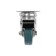 Furniture wheel, d = 50 mm, on the site, with a foot, with a latch, 4 pcs TMP
