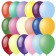 Shar Latex 5 ", water bombs, decorator and pastel, set of 100 pcs., Mix