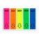 Bookmarks with adhesive edge plastic 12x45 mm, Erichkrause "Neon", 125 sheets 5 colors