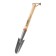 Garden scoop, length 38 cm, width 6 cm, wooden handle, Truper