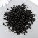 Set of beads "needlework" plastic, diameter 4 mm, 25 g, black