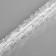 Garland "icicles rhyflated" 2.5 × 0.3 m, IP65, transparent thread, 192 LED, white glow with a drain effect, 12 V effect