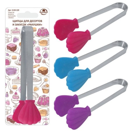 Forceps for desserts and snacks "shells"