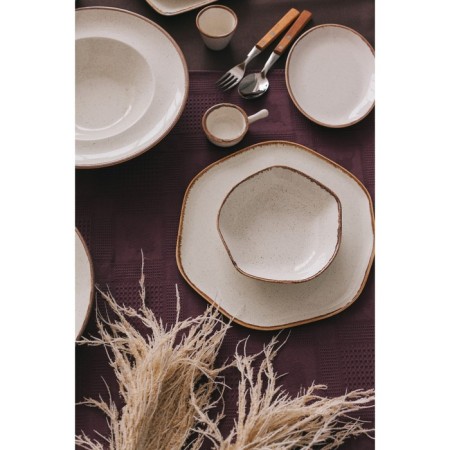 Beege pizza plate, d = 20 cm, beige color-4